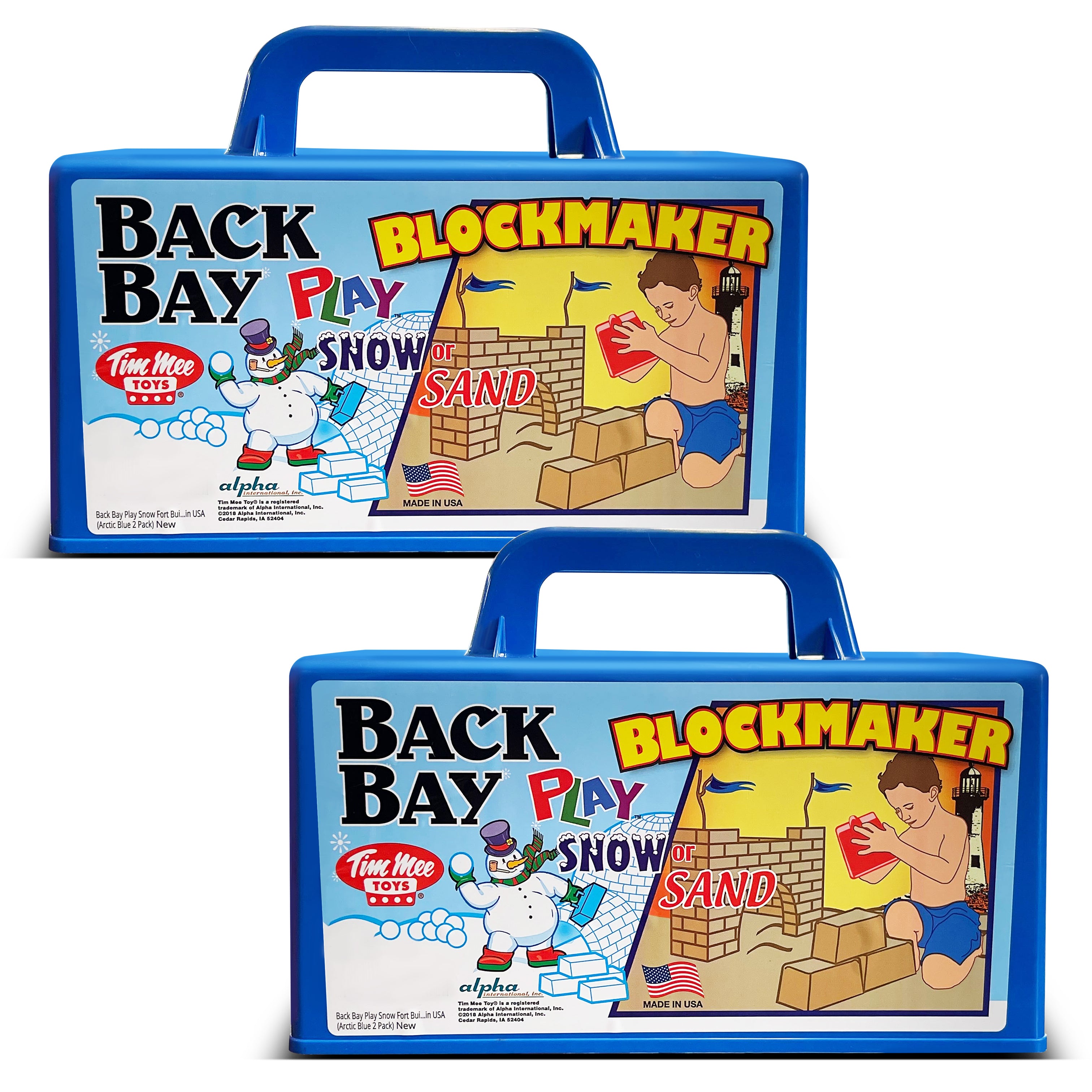 Snow Block Maker 2-Pack (Arctic Blue) – Back Bay Play